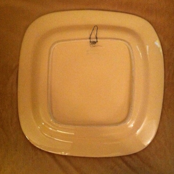 Square Rooster Wall Hanging Platter 15” - Picture 2 of 5